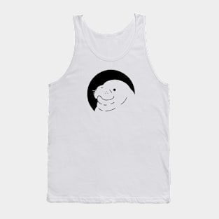 Manatee in Circle Tank Top